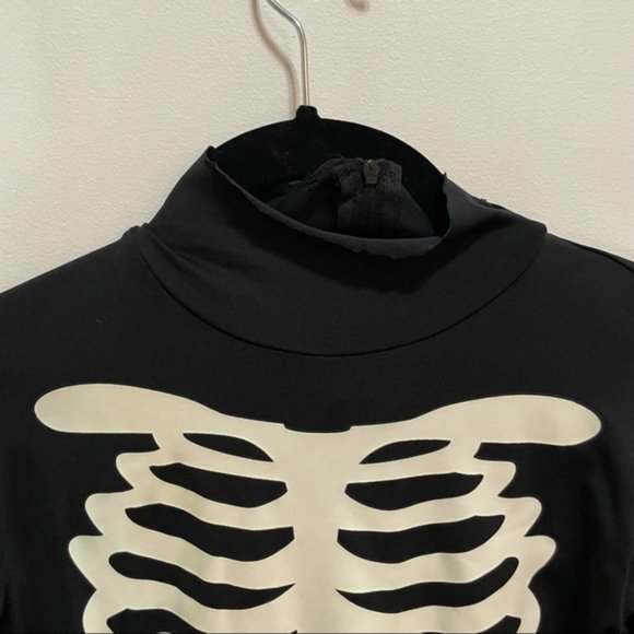 Skeleton Black Body Suit - Picture 2 of 4